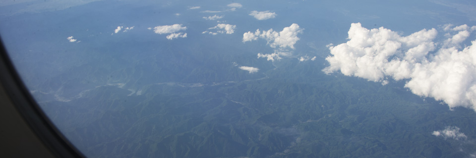 飛行機からの景色